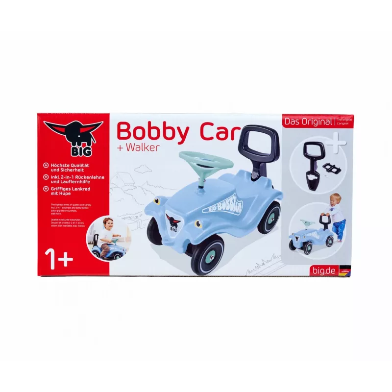 Bobby Car Classic Bundle + Walker, Rutscher helesinine/roheline