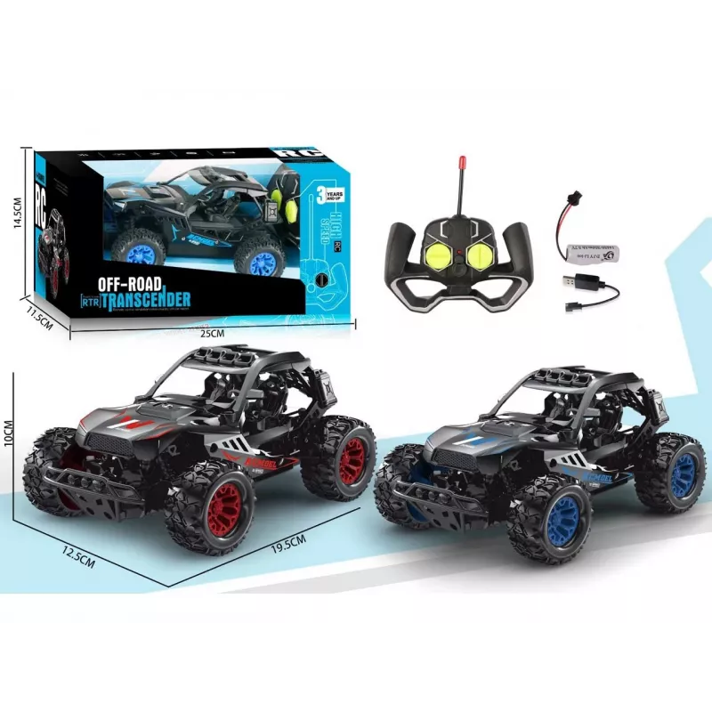 Madej maastikuauto R/C 27 MHz USB-laadimisega