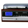 Audio turntable Camry CR 1168 — must puidust viimistlusega, 33/45 RPM, sisseehitatud kõlarid, RCA väljund