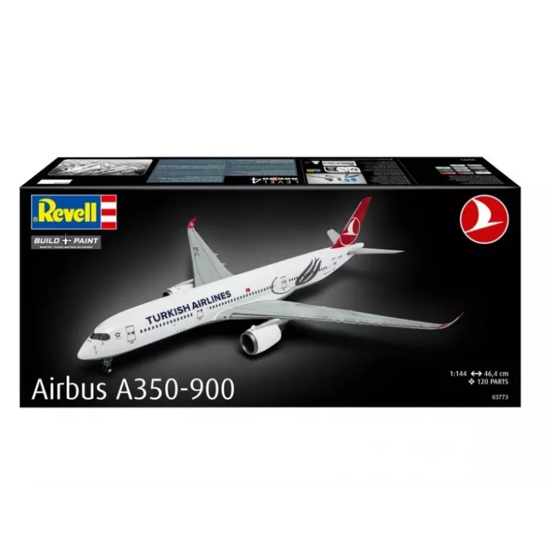 Plastikmudellennuk REVELL Airbus A350-900 Turkish Air mõõtkavas 1/144
