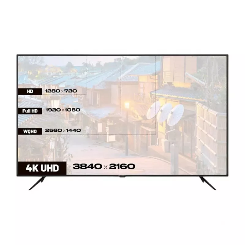 139,0 cm / 55 tolli (3840x2160) JAPANNEXT JN-IPS550UHD60F 16:9 IPS 60 Hz HDMI USB WLAN kõlar must