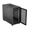 19-tolline rack-kapp LANBERG FF01-6222-23B 22U 600x1200 mm must perforeeritud ustega