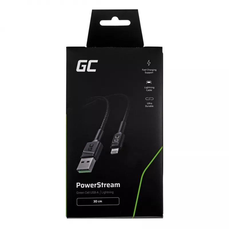 Green Cell KABGC24 Lightning-kaabel 0.3 m Must