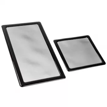 Dust filter DEMCiflex 0702 for Mini Tower chassis, Must, pack of 2