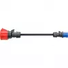 go-e Adapter Gemini flex 22 kW CEE Sinine 16 A - Must - sirge - sirge - IP55 - 22 kW - 16 A