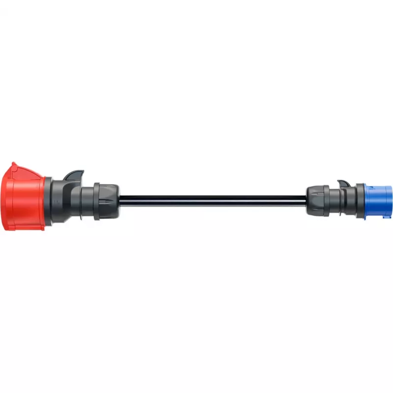 go-e Adapter Gemini flex 22 kW CEE Sinine 16 A - Must - sirge - sirge - IP55 - 22 kW - 16 A