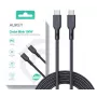 AUKEY CB-KCC101 Nailonkaabel USB C - USB C 1m