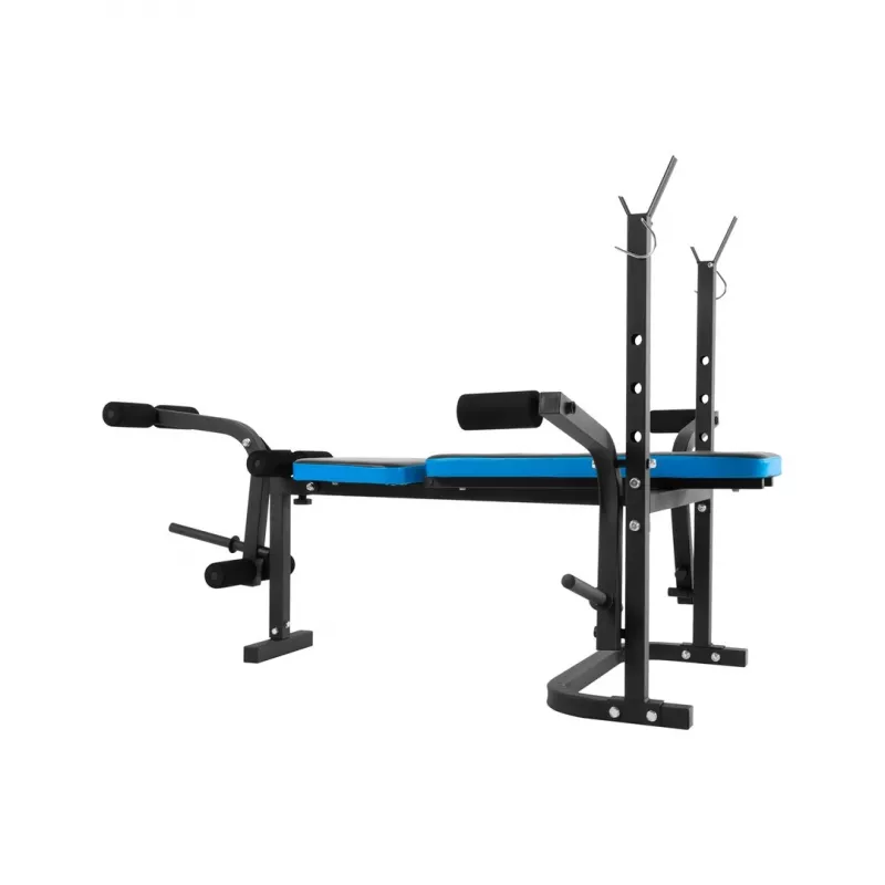 Reguleeritav multifunktsionaalne treeningpink Rebel RBA-2007 — reguleeritava seljatoe ja istmega, kokkupandav, 1610×1300×1005 mm, 18,6 kg