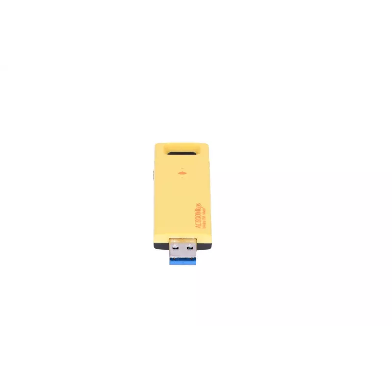 Juhtmevaba USB-adapter Extralink U1200AC AC1200 kaheribaline, kollane plastik