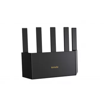 Laualine ruuter TENDA TX12L Pro Kaheribaline Wi‑Fi 6 (802.11ax), 2402 Mbps, 5 välist antenni, Gigabit LAN, 3x RJ‑45