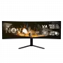 49-tolline kumer LED-kuvar Arozzi Nova — 5120 x 1440 Dual QHD, VA-paneel, 4 ms, USB-jaotur, VESA