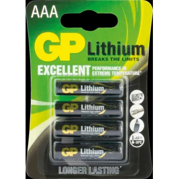 Ühekordne patarei GP patareid Lithium 103173 AAA