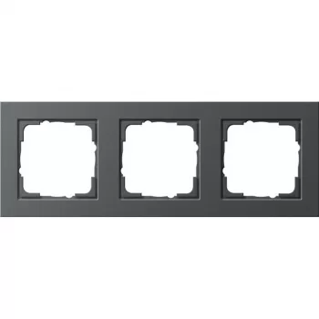 Seinaplaat GIRA 0213 23 antratsiit, kruvideta disain, 80,8×223,4×9,3 mm