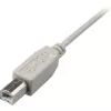USB 2.0 kaabel, USB-A pistik > USB-B pistik (hall, 0,5 meetrit)
