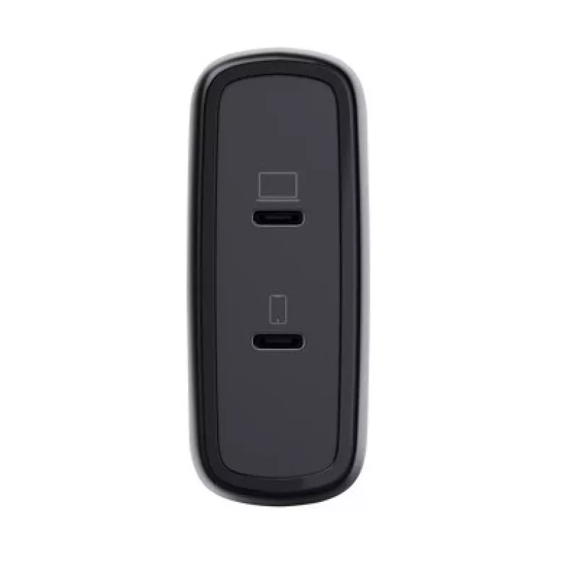 TRUST Maxo 100W 2-Port USB-C GaN Charger — 100 W, 2× USB-C, 20 V max, 2 m kaabel, must