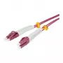 Synergy 21 LWL-2-Faser-Patchk. 1.0mtr.LC-LC 50/125um OM4 AD 2mm flexible Knickschutztülle - Multimode-Faser - 1 m