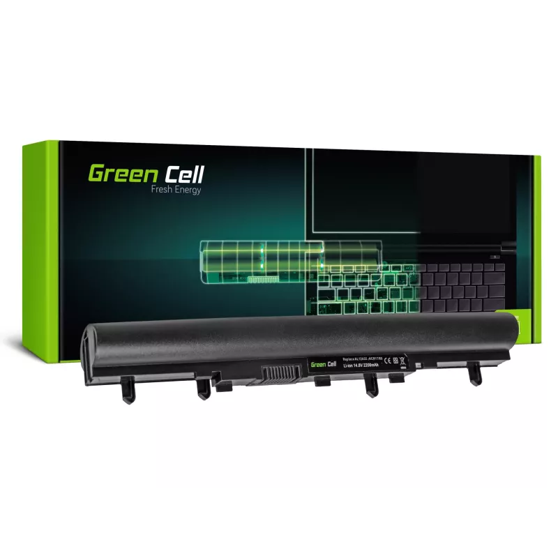 Aku roheline Cell AC25 Acer Aspire E1-522 E1-530 E1-532 E1-570 E1-572 V5-531 V5-571 jaoks