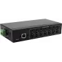 USB-jaotur Exsys EX-11217HMVS — 7-pordiline metallist jaotur 15 kV ESD-kaitsega