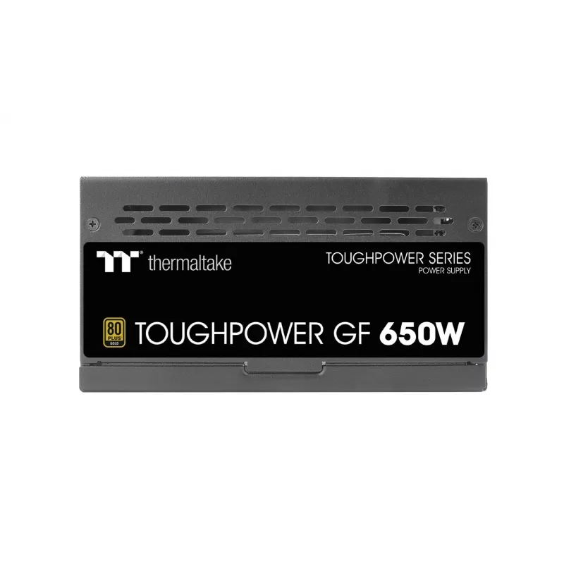Toiteplokk THERMALTAKE Toughpower ATX 650W Gold, 80 PLUS Gold, 650 W, ATX, 90 mm ventilaator, 20+4 pin, 1x PCIe (6+2), 3x SATA, 2x Molex