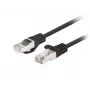 LANBERG RJ-45 Cat6 ühenduskaabel PCF6-20CC-0150-BK, F/UTP, CCA juht, 1,5 m, must