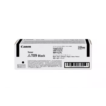 Canon TONER T09 BK toonerikassett 1 tk Originaal Must