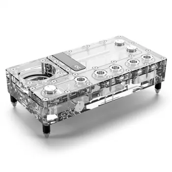 Reservoir Alphacool Core Distro Plate läbipaistev akrüül 125x240x68,8 mm