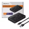 Qoltec 52274 M.2 SSD kettaseadme dokkimisjaam | NVMe | SATA | USB-C | DUAL 2 x 2TB