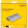 DeLOCK USB-jaotur 10 Gbps 4 A-tüüpi porti 1 kiirlaadimisport
