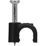 Goobay Cable Clip 5 mm, must (64678)