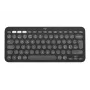 Logitech Pebble Keys 2 K380s - klaviatuur - juhtmevaba - Bluetooth LE - QWERTY - Põhjamaade (taani/soome/norra/rootsi) - tonaalne grafiit (920-011879)