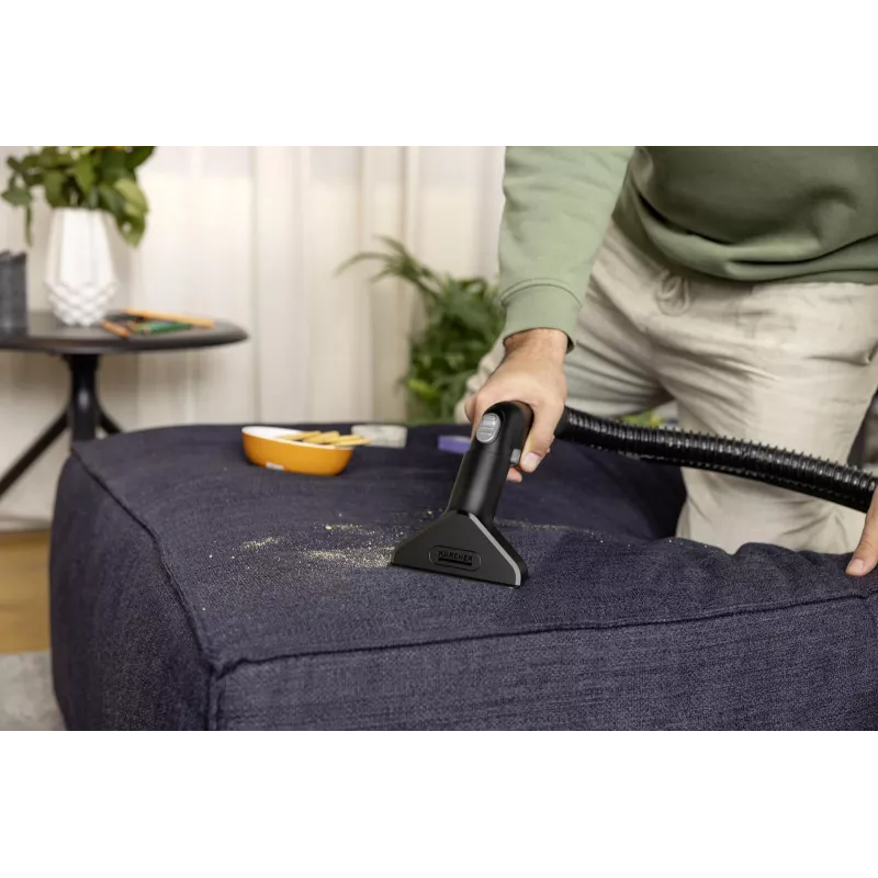 Tolmuimeja | KÄRCHER | Sisendvõimsus 1000 W | Tolmumahutavus 4 L | Trummelimuimeja | Puhastustüüp Kuiv&märg | Tolmumahuti Kotita | Värv Must/Hall/Valge | 1.081-155.0