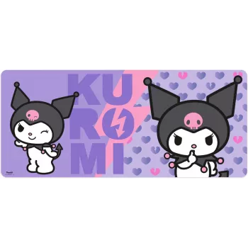 Hiirematt Kids Euroswan 80x30 cm Hello Kitty Kuromi, suur ristkülikukujuline mängu-/lauamatt