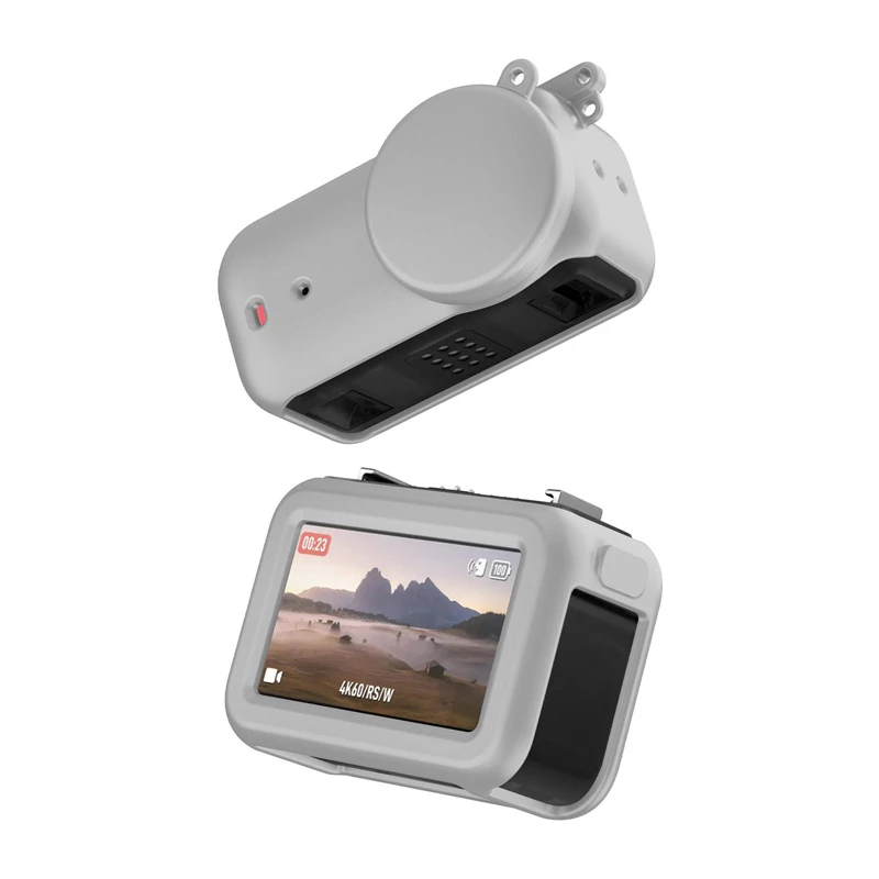 Puluz silikoonist kaitseümbris DJI Osmo Nano jaoks (hall)