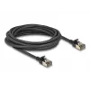 DeLOCK RJ45 võrgukaabel Cat.8.1 F/FTP õhuke Pro 5 m must