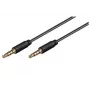 Microconnect IPOD013 helikaabel 3 m 3,5 mm must