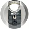 Discus tabalukk MASTER LOCK 70 mm Excell roostevaba teras, varjestatud sang, erinevate võtmetega