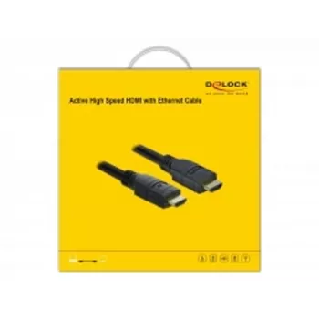 HDMI-kaabel DeLOCK 85286 20 m A-tüüpi isane-isasele must