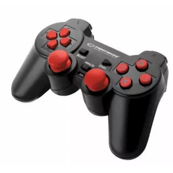 Esperanza EGG106R mängukontroller mängupult PC,Playstation 2,Playstation 3 analoog / digitaalne USB 2.0 must,punane