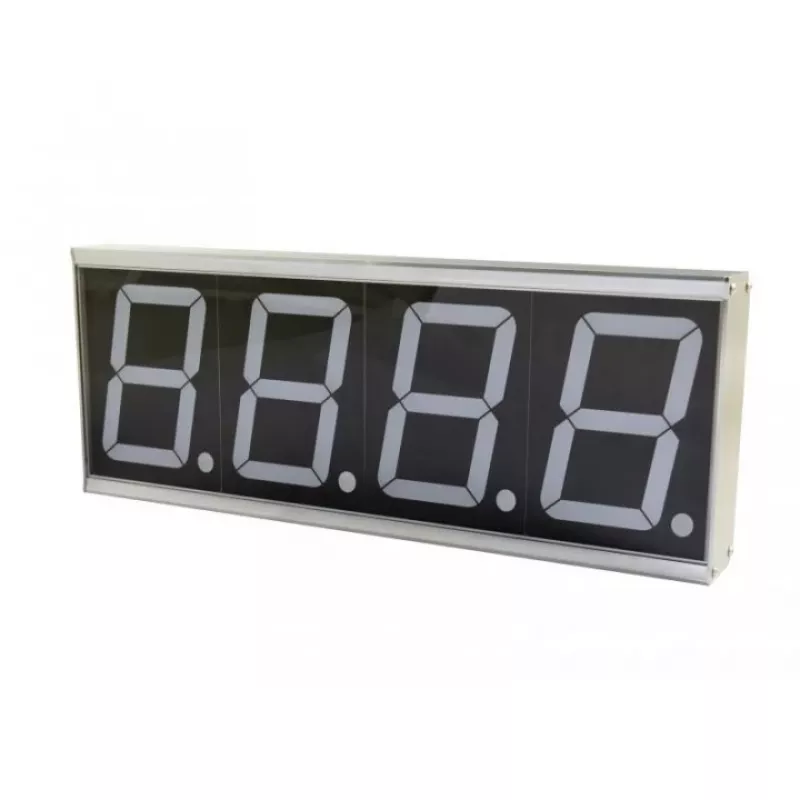 ALLNET ALL-POE-CNT-1 digitaalne seinakell ristkülikukujuline hall Wanduhr (ALL-PoE-CNT-1)