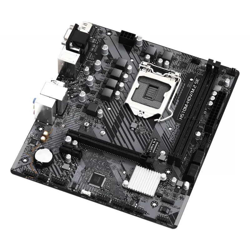 ASRock H510M-HDV/M.2 SE Micro-ATX emaplaat