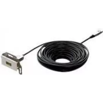 HDMI-kaabel Kindermann Konnect design click 20 m — hübriidne vask-süsinik aktiivne optiline, 4K 60 Hz