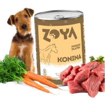 ZOYA Hobuseliha - märg koeratoit - 400g