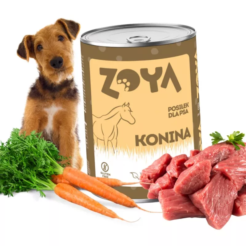 ZOYA Hobuseliha - märg koeratoit - 400g