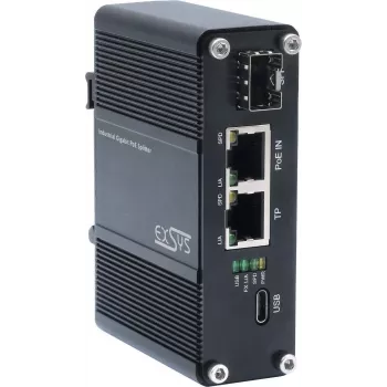 PoE-eraldaja Exsys EX-60328, 12V 1A väljund mitte-PoE seadmetele