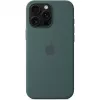 Silicone case with MagSafe for iPhone 16 Pro Max - Lake Green