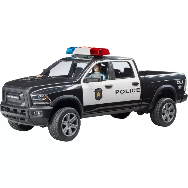 Mängupolitseipikap BRUDER RAM 2500 Police 02505 – mõõtkavas mudel, mängusõiduk