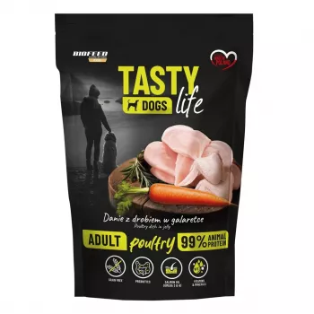 BIOFEED Tasty Dogs Life Poultry - märg koeratoit - 500g