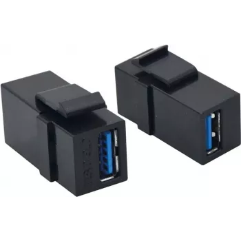 VALUE USB 3.0 Keystone-moodul, must (25.99.8207)