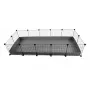 Modulaarne C&C puur 5x2 hõbedane 180x75x37 cm - meriseale, küülikule, siilile