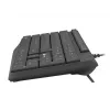 Juhtmega täissuuruses klaviatuur NATEC NAUTILUS NKL-1950 — USB, QWERTY US International, 105 klahvi, must